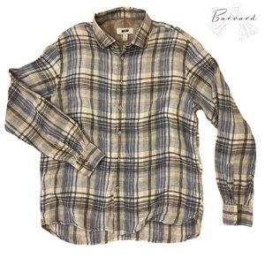 Plaid linen shirt